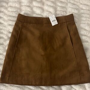J. Crew Tan Mini Skirt